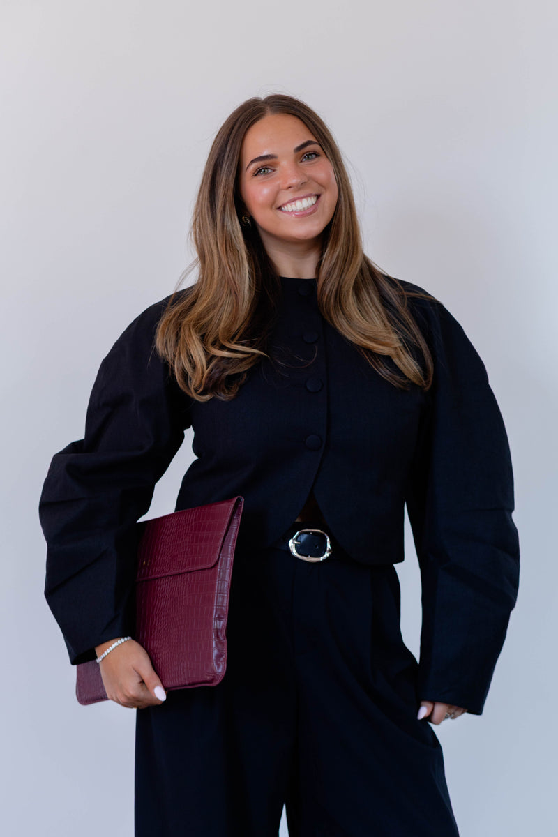 Erica Jean Capan, co-founder of jo&jean, a contemporary women's clothing brand focused on timeless fashion and intentional design
