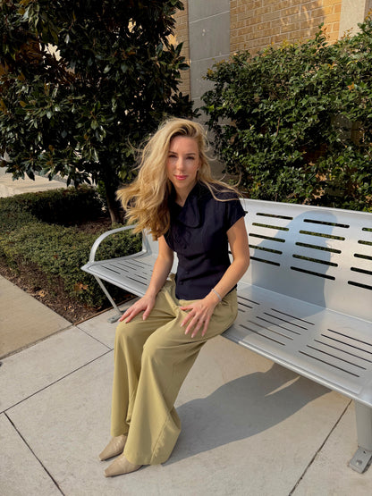 structured timeless cool girl top